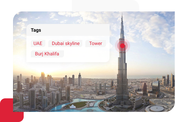 Smart Tags Media Center uses smart tags to help media officers and photographers organize their digital files and sort them